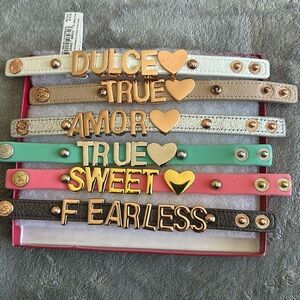 BCBG Charm Bracelet lot (6)